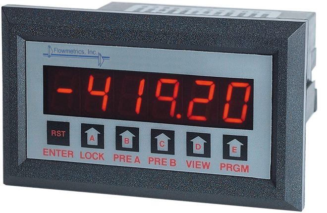 2 Separate Rate / Total Displays with Combination Function