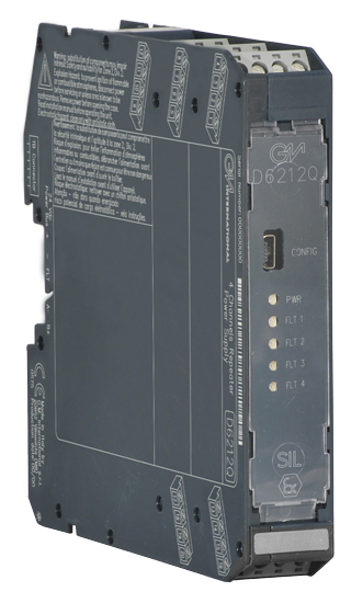 D6212Q – SIL2 2/4-Wire Transmitter Power Supply