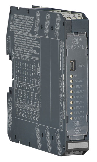 D6231E – SIL2 Switch/Proximity O.C.-Out Repeater