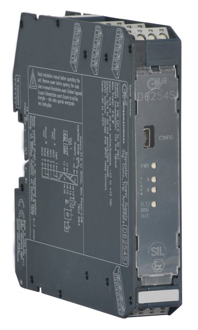 D6254S – SIL2 2/4-Wire Transmitter Trip Amplifier