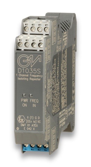 Frequency-Pulse Isolating Repeater DIN-Rail