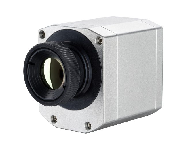 Infrared camera for temperature measurement in the glass industry