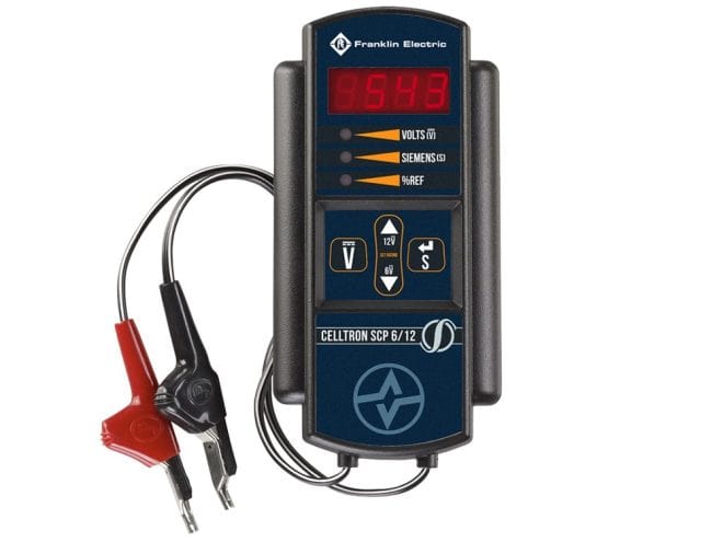 Battery Tester for 6 V and 12 V batteries