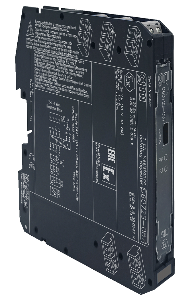 D6072S-087 – SIL2 Resistance Repeater