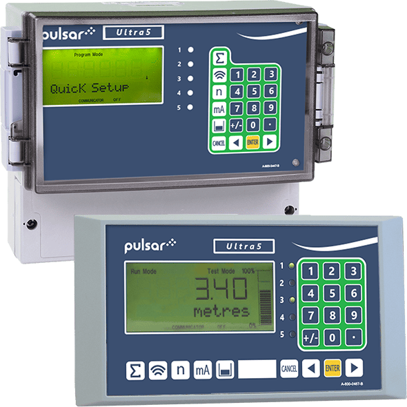 Advanced Ultrasonic Level, Flow, Volume, and Pump Control Ultra5